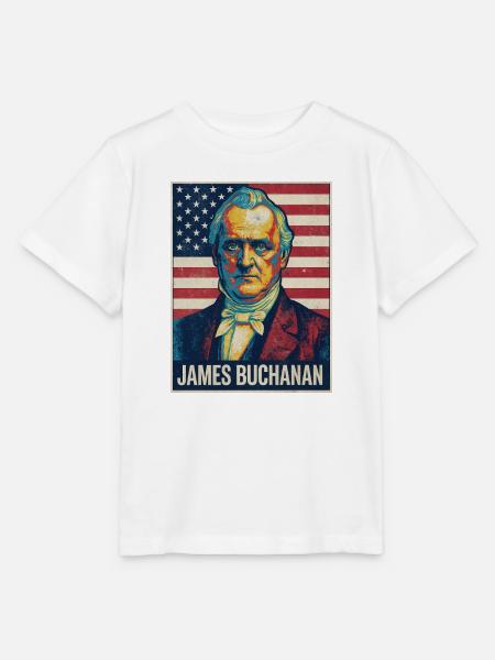 James Buchanan Präsident Usa - Stanley/Stella Kinder T-Shirt MINI CREATOR - Weiß