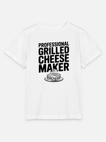 Professioneller Käsegegrillter - Stanley/Stella Kinder T-Shirt MINI CREATOR - Weiß