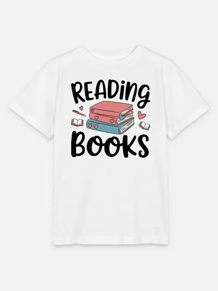 Bücher lesen - Stanley/Stella Kinder T-Shirt MINI CREATOR  - Weiß