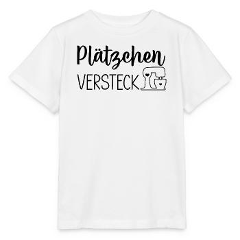 Plätzchen Versteck - Stanley/Stella Kinder T-Shirt MINI CREATOR  - Weiß - Vorne - Maike (125cm)