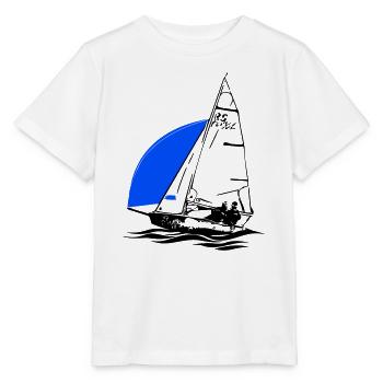 Régate de dériveurs à voile pour jeunes RS Feva XL - T-shirt bio MINI CREATOR Stanley/Stella Enfant - blanc - Devant - Maike (125cm)