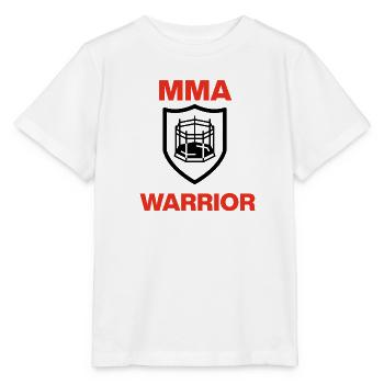 MMA Warrior, Cage Ready, Fight, Octagon, Fight - Stanley/Stella MINI CREATOR Kids’ T-Shirt - white - Front - Maike (125cm)
