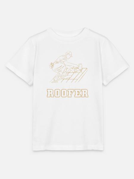 Dachdecker Handwerker Beruf Spruch - Stanley/Stella Kinder T-Shirt MINI CREATOR  - Weiß