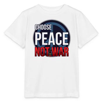 Choose Peace Not War - Stanley/Stella MINI CREATOR Kids’ T-Shirt - white - Front - Maike (125cm)