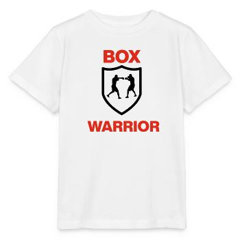 Box Warrior – Fight Mode, Boxing, Gym - Stanley/Stella MINI CREATOR Kids’ T-Shirt - white - Front - Maike (125cm)