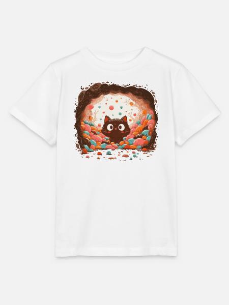 Katzentraum im Zuckerkreisel - Stanley/Stella Kinder T-Shirt MINI CREATOR  - Weiß