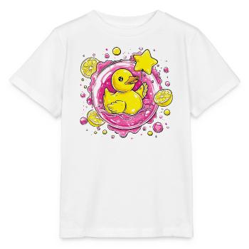 Caneton Néon Agrume Coin-Agrume - T-shirt bio MINI CREATOR Stanley/Stella Enfant - blanc - Devant - Maike (125cm)