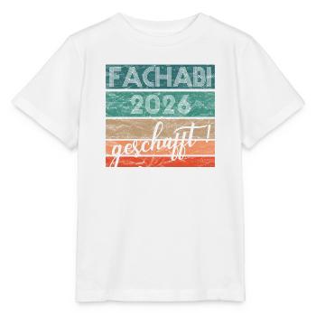 Baccalauréat professionnel Fachabi 2026 terminé - T-shirt bio MINI CREATOR Stanley/Stella Enfant - blanc - Devant - Maike (125cm)