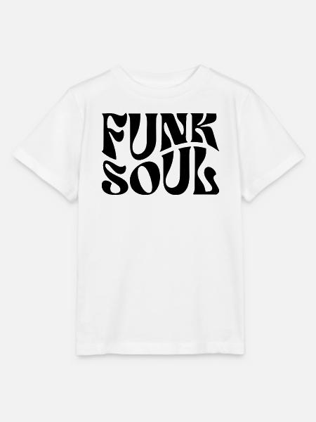 Funk Soul Retro-Musik-Logo-Design - Stanley/Stella Kinder T-Shirt MINI CREATOR - Weiß