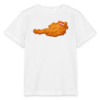 Schnitzel Austria Form Food - Stanley/Stella MINI CREATOR Kids’ T-Shirt - white - Front - Maike (125cm)
