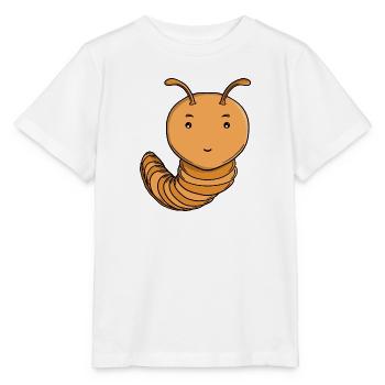 Mignonne Chenille Pourpre Pourpre Joyeuse Kawaii - T-shirt bio MINI CREATOR Stanley/Stella Enfant - blanc - Devant - Maike (125cm)