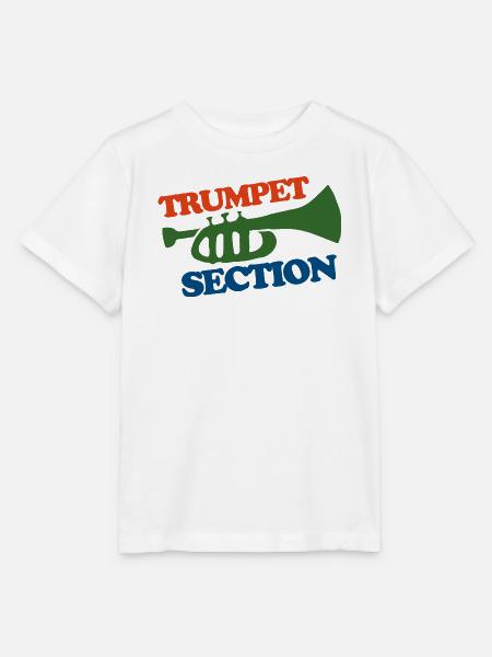 Trompetensektion Logo Tee - Stanley/Stella Kinder T-Shirt MINI CREATOR - Weiß