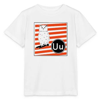 U wie Uhu - Stanley/Stella Kinder T-Shirt MINI CREATOR  - Weiß - Vorne - Maike (125cm)