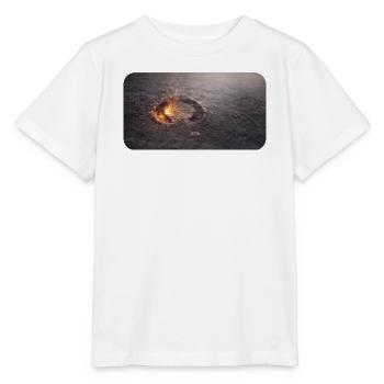 Raille de sabot dans le plancher en cendre - T-shirt bio MINI CREATOR Stanley/Stella Enfant - blanc - Devant - Maike (125cm)