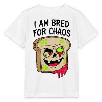I Am Bred For Chaos 8th Birthday Zombie Bread - Stanley/Stella MINI CREATOR Kids’ T-Shirt - white - Front - Maike (125cm)