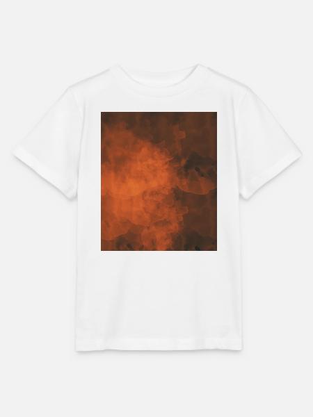 Flammiger Nebel Farbspiel - Stanley/Stella Kinder T-Shirt MINI CREATOR  - Weiß