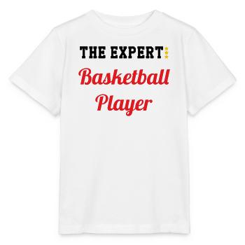 The Basketball Expert - Stanley/Stella MINI CREATOR Kids’ T-Shirt - white - Front - Maike (125cm)