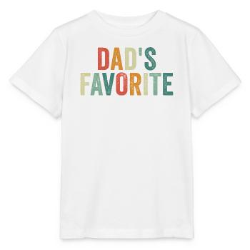 Favorite Kid Funny Dad's Favorite - Stanley/Stella MINI CREATOR Kids’ T-Shirt - white - Front - Maike (125cm)