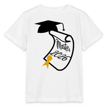 Master 2026 - Stanley/Stella Kinder T-Shirt MINI CREATOR  - Weiß - Vorne - Maike (125cm)