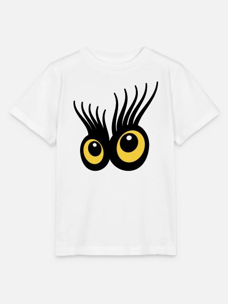 Augen - Stanley/Stella Kinder T-Shirt MINI CREATOR - Weiß