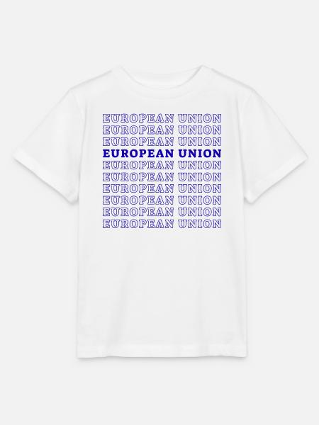 EUROPEAN UNION - Stanley/Stella MINI CREATOR Kids’ T-Shirt - white