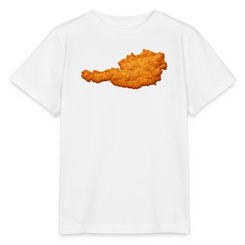 Schnitzel Austria Cult & Favorite Dish - Stanley/Stella MINI CREATOR Kids’ T-Shirt - white - Front - Maike (125cm)