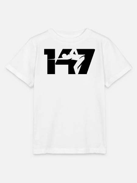 147 Snooker-Ikone (Schwarz) - Stanley/Stella Kinder T-Shirt MINI CREATOR  - Weiß
