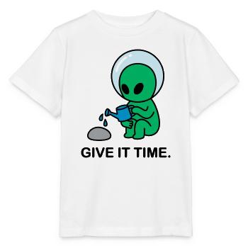 Interstellar Patience - Stanley/Stella MINI CREATOR Kids’ T-Shirt - white - Front - Maike (125cm)