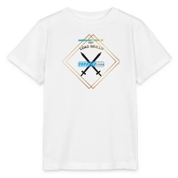 Gamer Load Skills  - Stanley/Stella Kinder T-Shirt MINI CREATOR  - Weiß - Vorne - Maike (125cm)