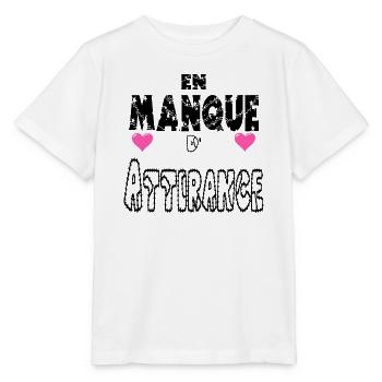 En Manque d'Attirance - T-shirt bio MINI CREATOR Stanley/Stella Enfant - blanc - Devant - Maike (125cm)