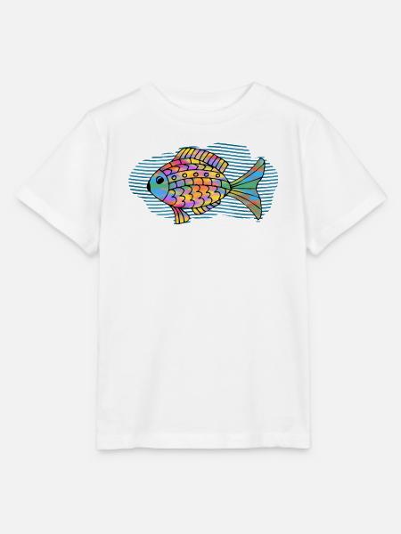 Fisch - Stanley/Stella Kinder T-Shirt MINI CREATOR - Weiß