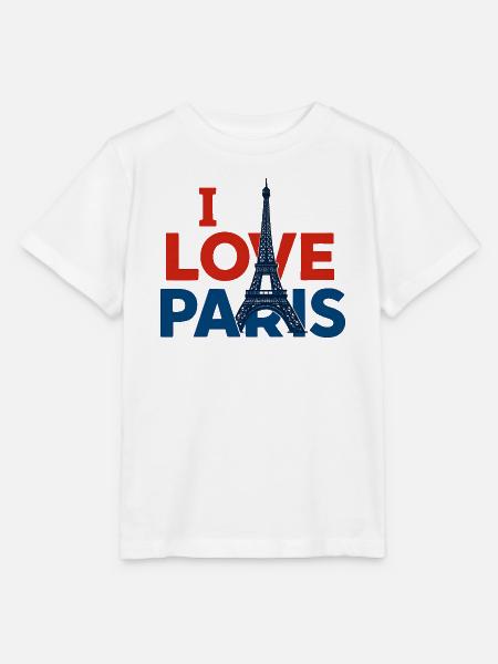 Ich liebe Paris - Stanley/Stella Kinder T-Shirt MINI CREATOR  - Weiß