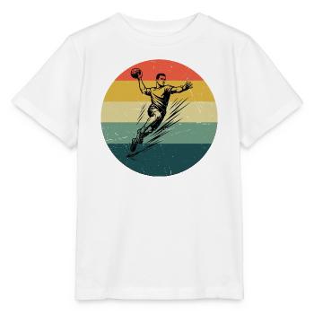 Handball Stil für jeden Anlass für Männer - Stanley/Stella Kinder T-Shirt MINI CREATOR  - Weiß - Vorne - Maike (125cm)