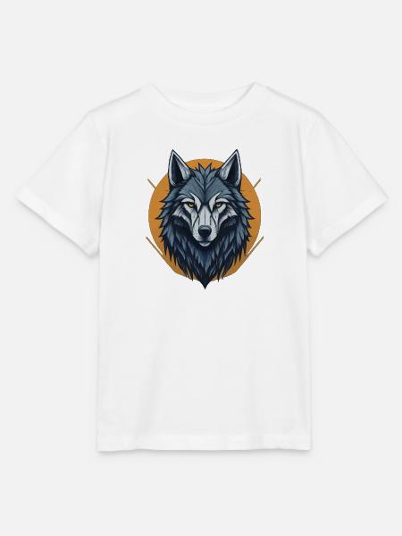 Mystic Wolf - Stanley/Stella Kinder T-Shirt MINI CREATOR - Weiß
