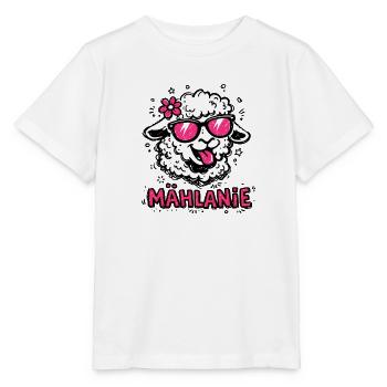 Mählanie Mouton Drôle nommé Cadeau - T-shirt bio MINI CREATOR Stanley/Stella Enfant - blanc - Devant - Maike (125cm)