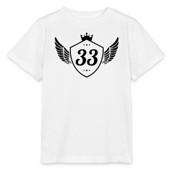 33 Coat of arms - Stanley/Stella MINI CREATOR Kids’ T-Shirt - white - Front - Maike (125cm)