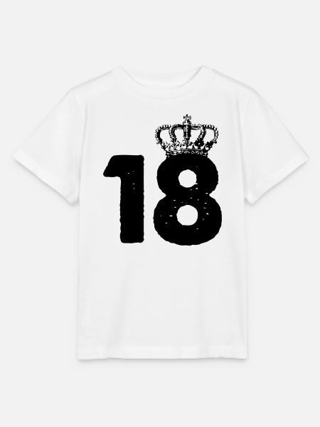 18 Krone - Stanley/Stella Kinder T-Shirt MINI CREATOR  - Weiß