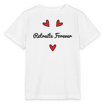 RETRAITE. RETRAITE. RETRAITEE. RETRAITE - T-shirt bio MINI CREATOR Stanley/Stella Enfant - blanc - Devant - Maike (125cm)