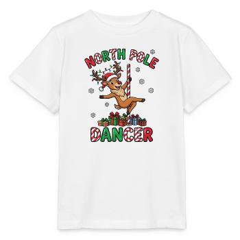 Danseuse du pôle Nord – Noël inapproprié pour - T-shirt bio MINI CREATOR Stanley/Stella Enfant - blanc - Devant - Maike (125cm)