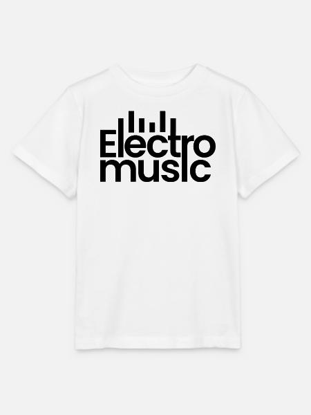 Elektro-Musik-Logo - Stanley/Stella Kinder T-Shirt MINI CREATOR  - Weiß