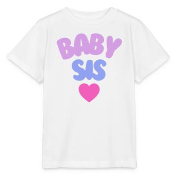 Baby Sis Love - Stanley/Stella Kinder T-Shirt MINI CREATOR  - Weiß - Vorne - Maike (125cm)