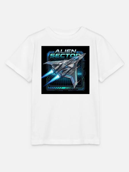 Alien-Sektor-Nebeljäger - Stanley/Stella Kinder T-Shirt MINI CREATOR - Weiß