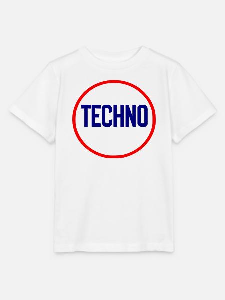 Techno Pulse Circle Logo - Stanley/Stella Kinder T-Shirt MINI CREATOR - Weiß