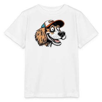 Cooler Goofy Dog - Stanley/Stella Kinder T-Shirt MINI CREATOR  - Weiß - Vorne - Maike (125cm)
