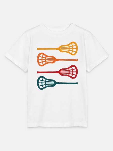 Lacrosse Stick Lacrosse - Stanley/Stella Kinder T-Shirt MINI CREATOR - Weiß