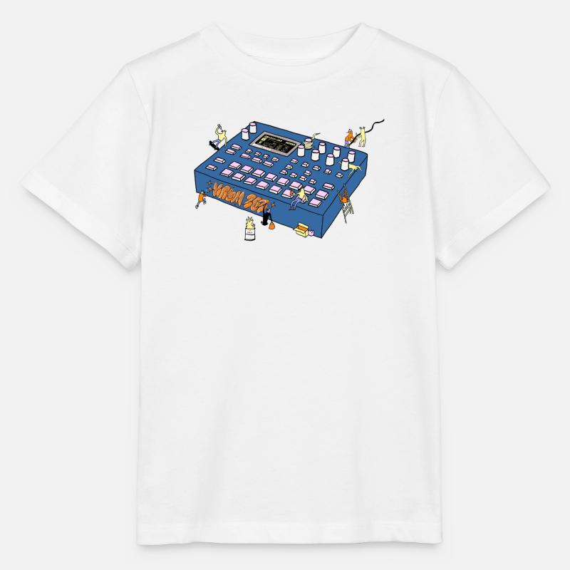 Mixing console - Stanley/Stella Kinder T-Shirt MINI CREATOR  - Weiß