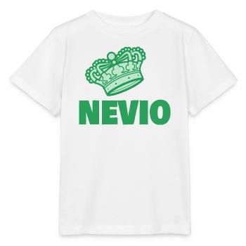 Nevio als Vorname - Stanley/Stella Kinder T-Shirt MINI CREATOR  - Weiß - Vorne - Maike (125cm)