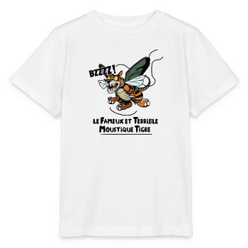 DIE BERÜHMTE TIGERMÜCKE - Stanley/Stella Kinder T-Shirt MINI CREATOR  - Weiß - Vorne - Maike (125cm)