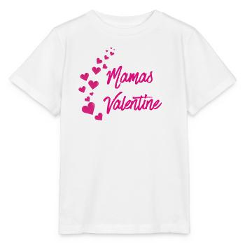 Mom's Valentine – Sweet Valentine's Day Gift - Stanley/Stella MINI CREATOR Kids’ T-Shirt - white - Front - Maike (125cm)