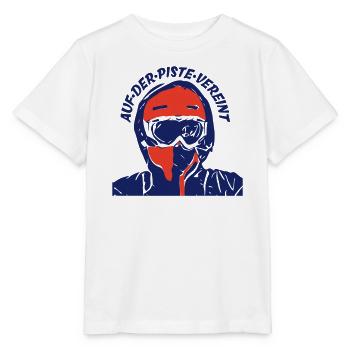 On the slopes united - Logo - Stanley/Stella MINI CREATOR Kids’ T-Shirt - white - Front - Maike (125cm)